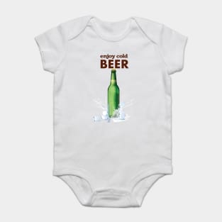 Enjoy Cold Beer Baby Bodysuit